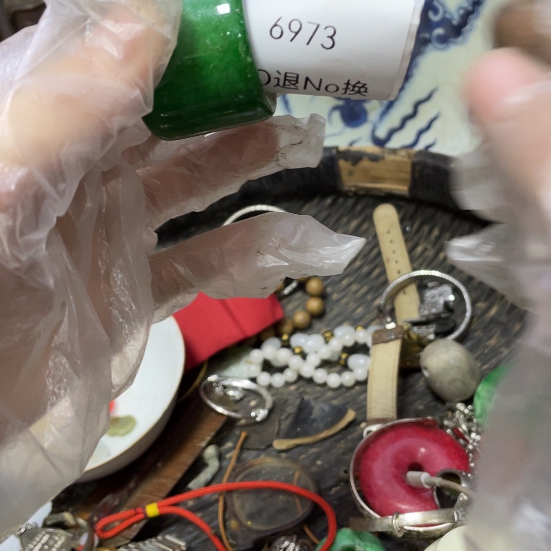 抖***乐瓷片6973号工艺品