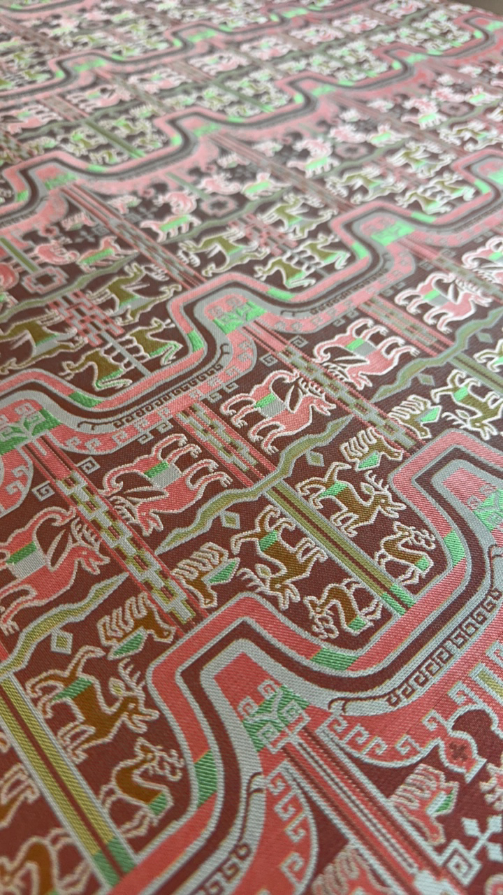 张和才古蜀锦 满分桑蚕丝 140宽幅