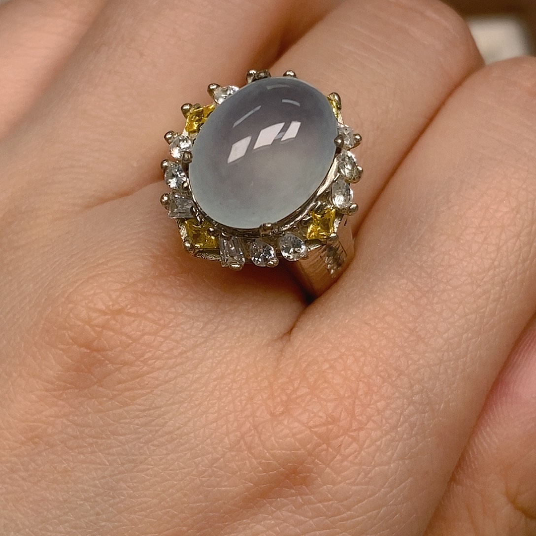 翡翠戒指未镶嵌翡翠