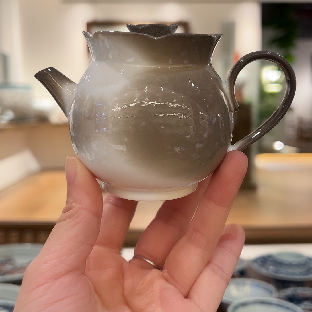 微瑕柴烧手工壶壶壶