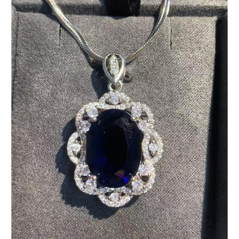 【ANNA严选】时尚精美高级精美蓝钻吊坠F005-1