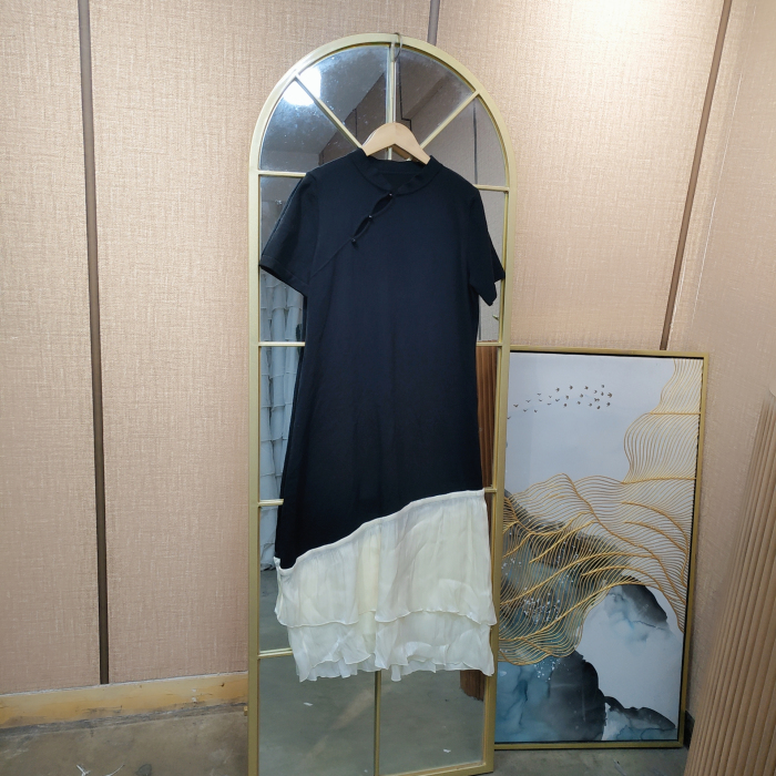 BH216孕妇黑色连衣裙90-130