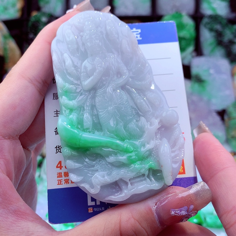 【闪购商品】翡翠颈饰未镶嵌挂件