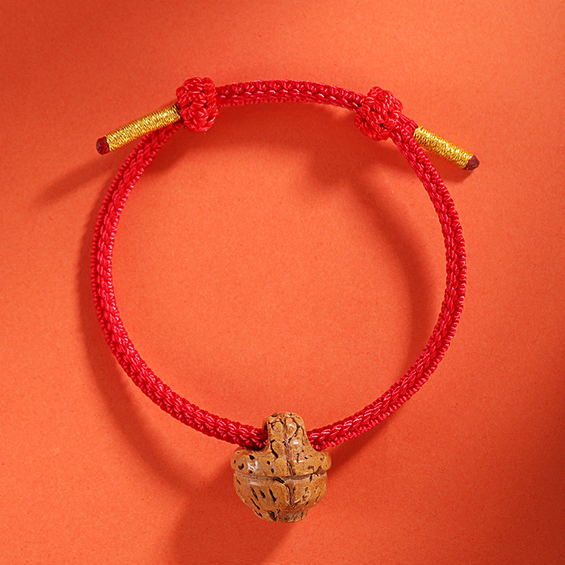 非金属布艺手链 2026马年手工编织宝宝儿童款红绳手链