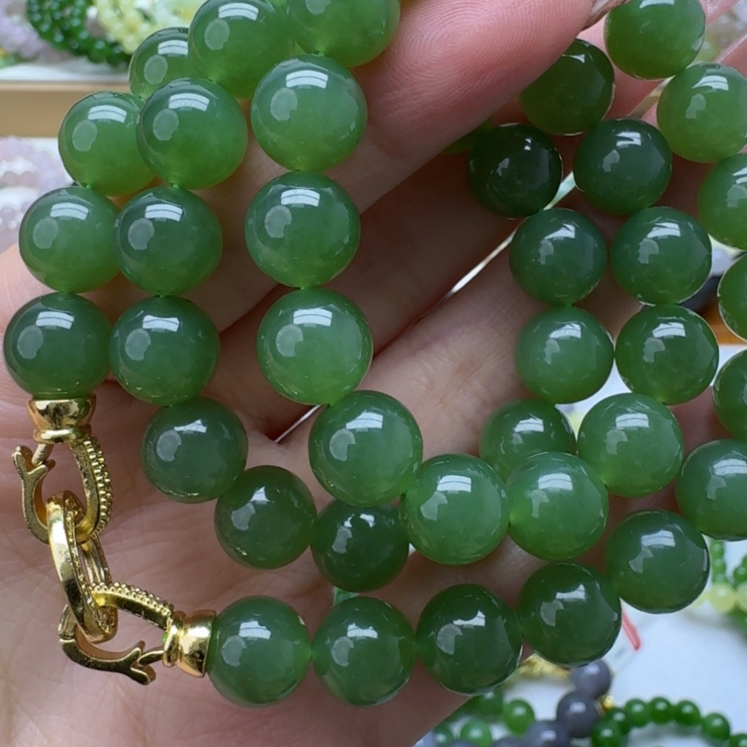 和田玉未镶嵌手链