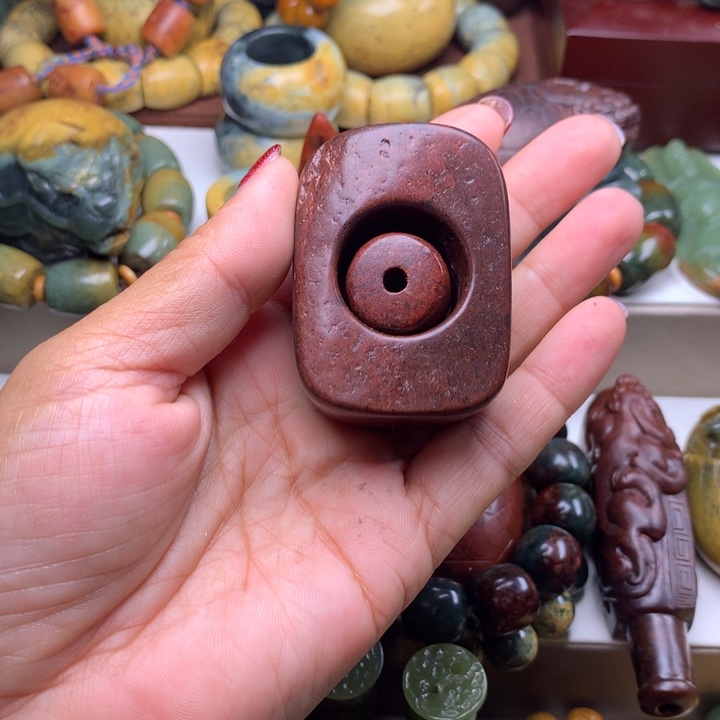 岫岩河磨玉（透闪石质玉）把件未镶嵌