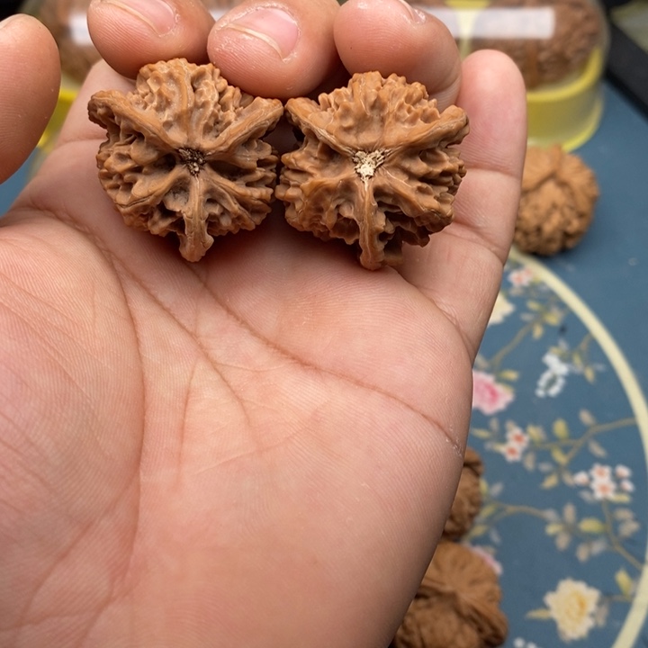 文玩核桃把件铁*鸡盘山