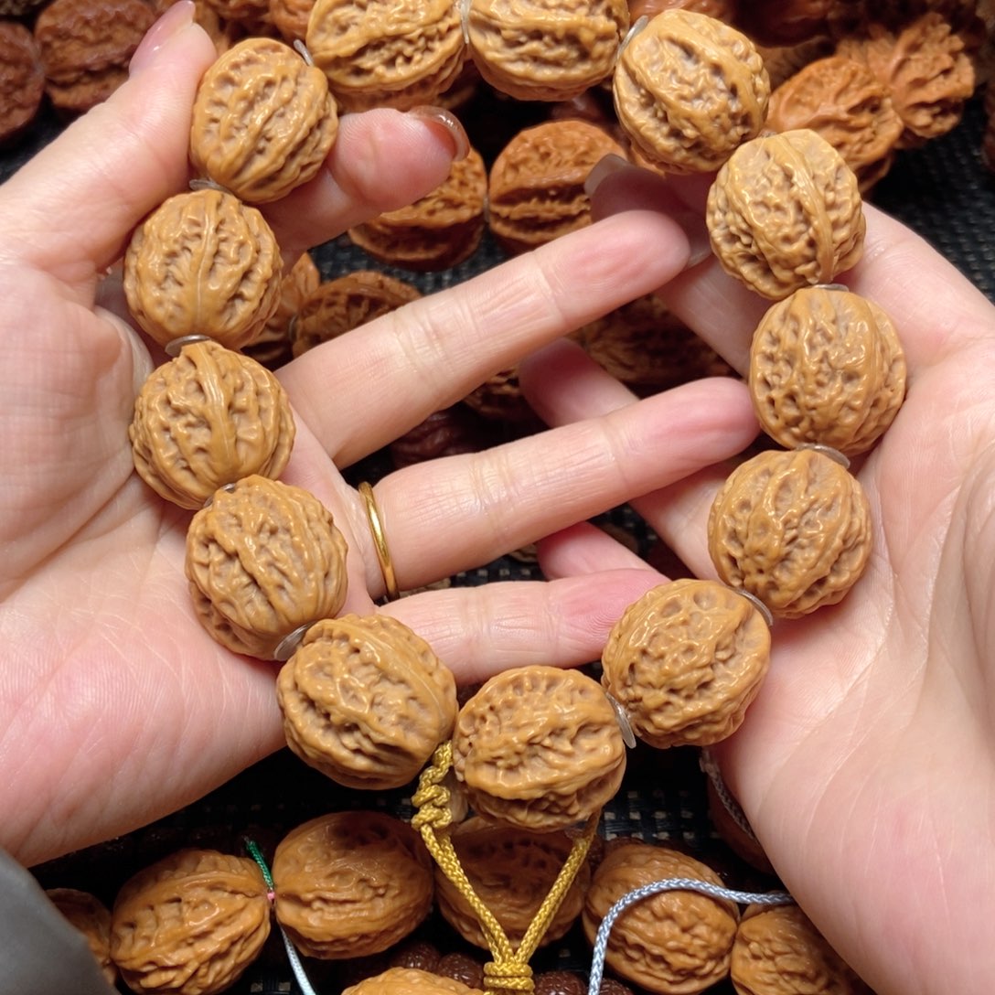 不***！手串文玩核桃京八棱手串