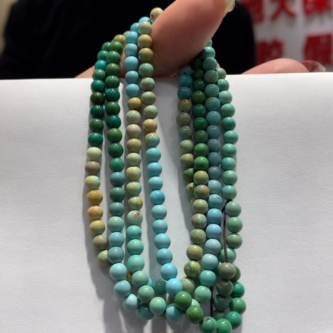 绿松石长链未镶嵌