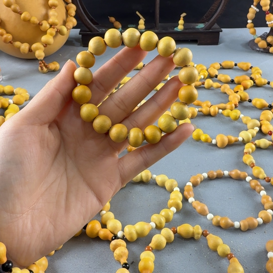 金***星木葫芦摆件葫芦摆件