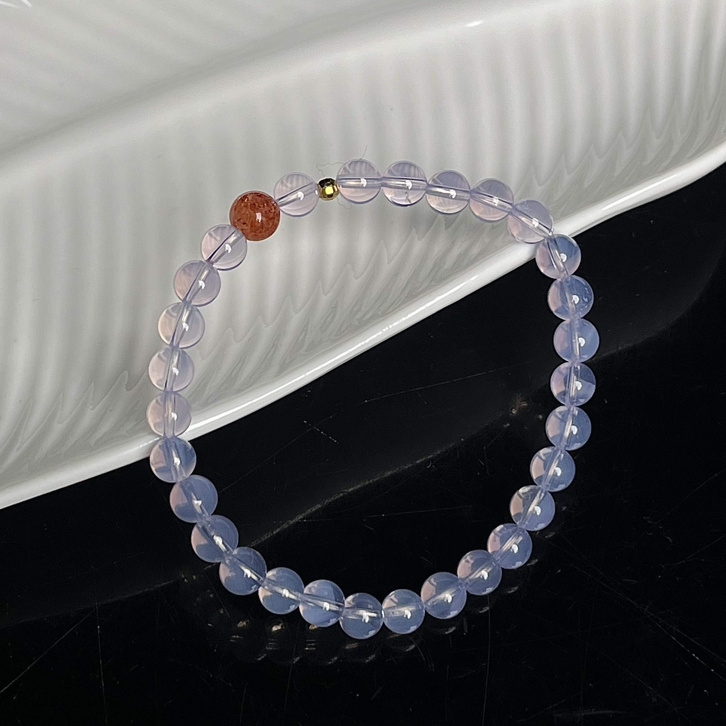 原创净体紫玉晶手串O1003多样性发其一