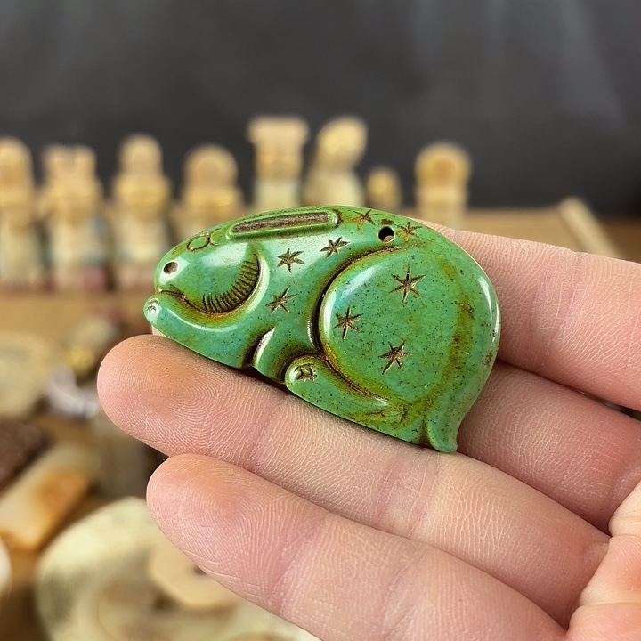 和田玉挂件未镶嵌