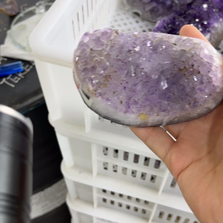 未镶嵌发饰水晶紫晶块