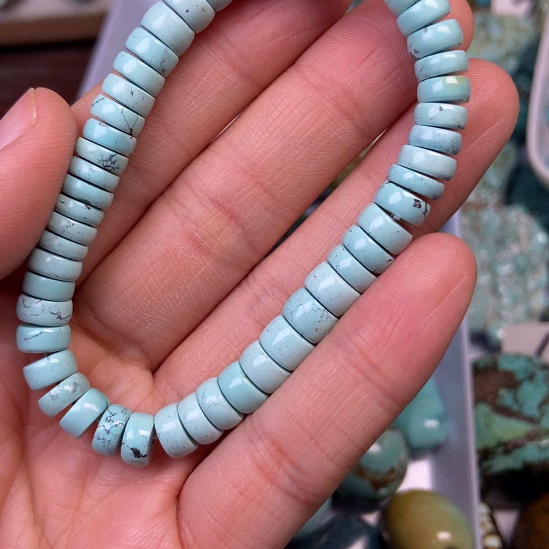 绿松石珠宝奇石未镶嵌