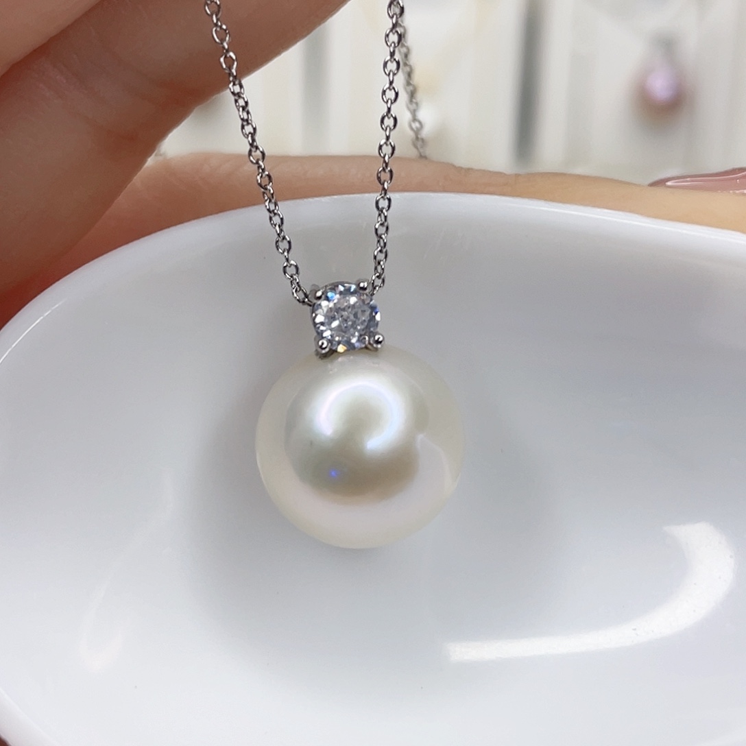 淡水珍珠未镶嵌吊坠(赠链)