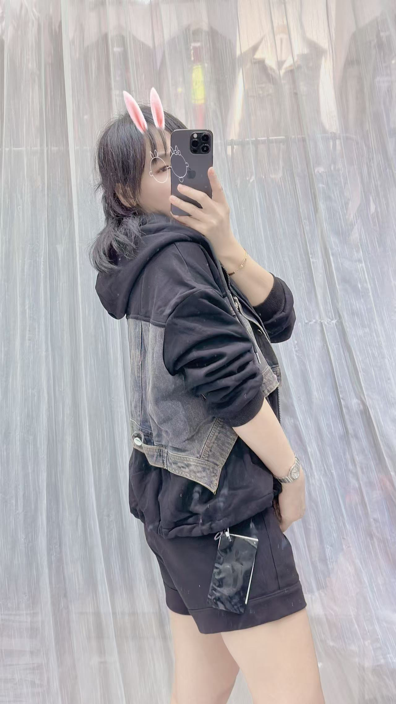 时尚休闲韩版宽松婴儿绒潮款外套