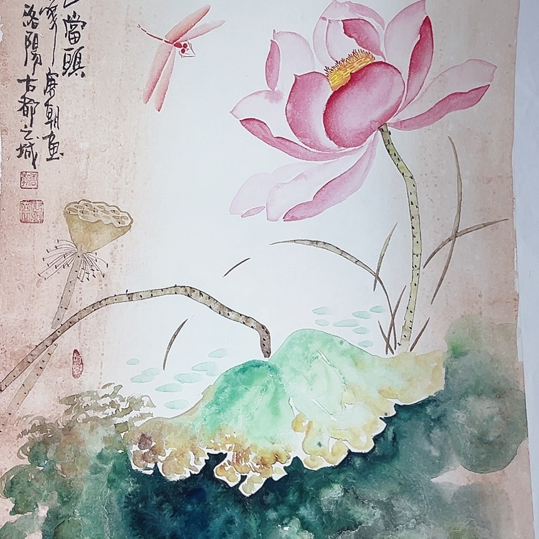 国画事事顺心如意万事如意
