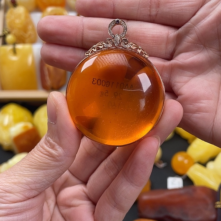 蜜蜡项链未镶嵌29.5克