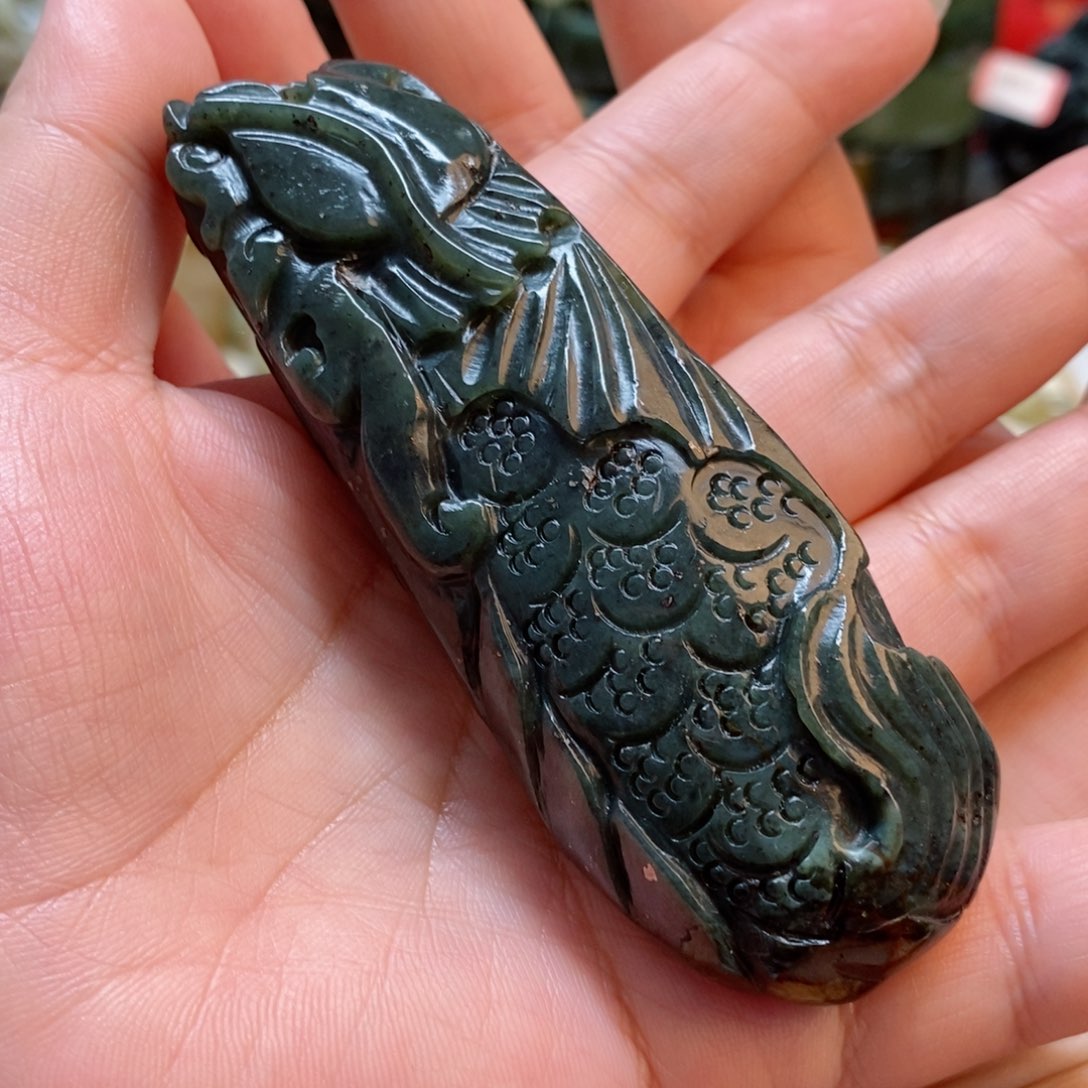 透闪石质玉手把未镶嵌
