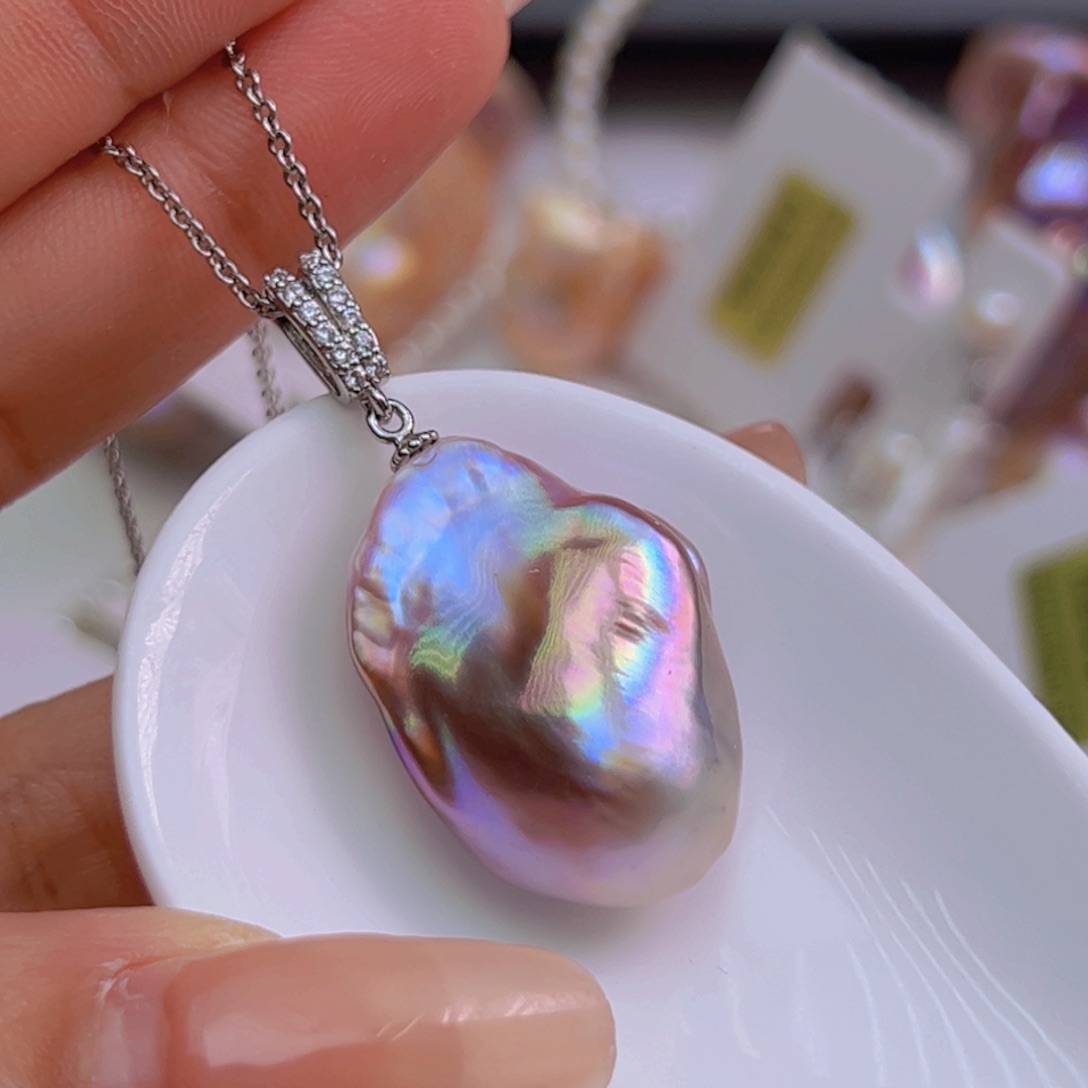 淡水珍珠吊坠(赠链)未镶嵌