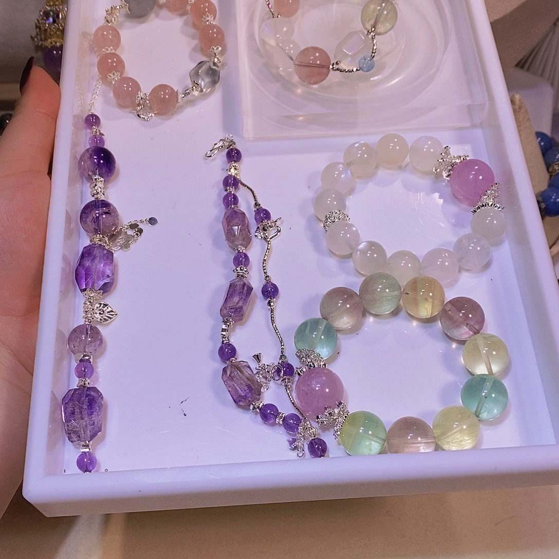 水晶手链未镶嵌恬*的