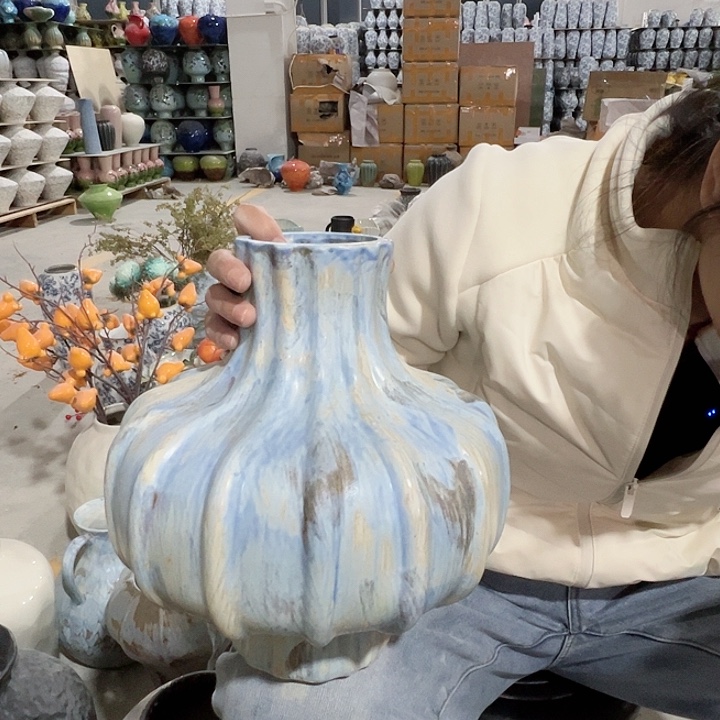 陶摆件景德镇陶瓷花瓶厂家