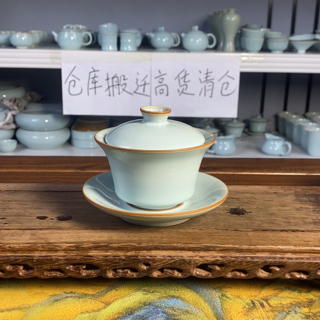 【闪购商品】马蹄盖碗微微瑕。。。