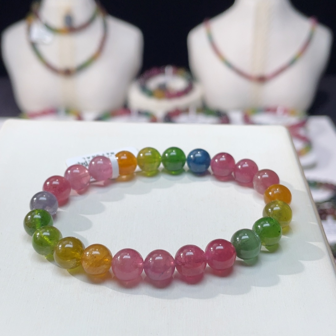 手串未镶嵌碧玺8.2mm±