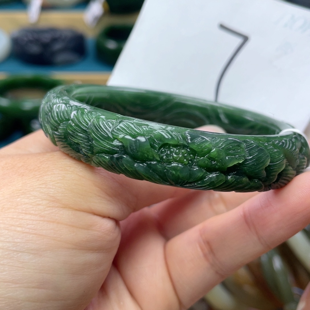 未镶嵌手镯和田玉圈口59