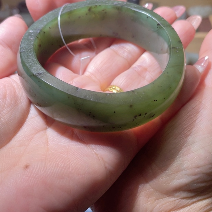 和田玉和田玉手镯未镶嵌56.6-58