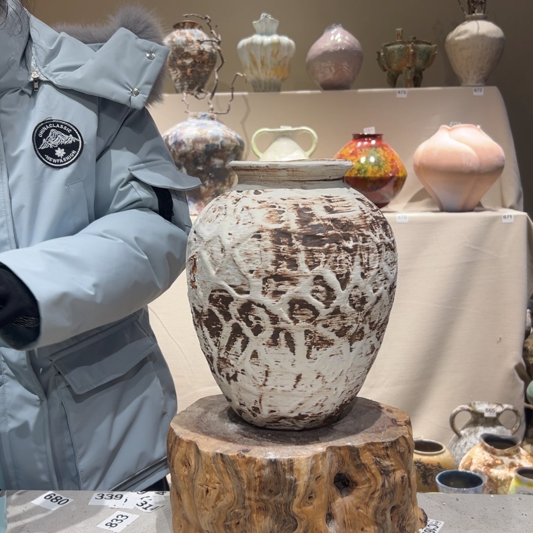 景德镇高温陶瓷花瓶摆件809花瓶摆件