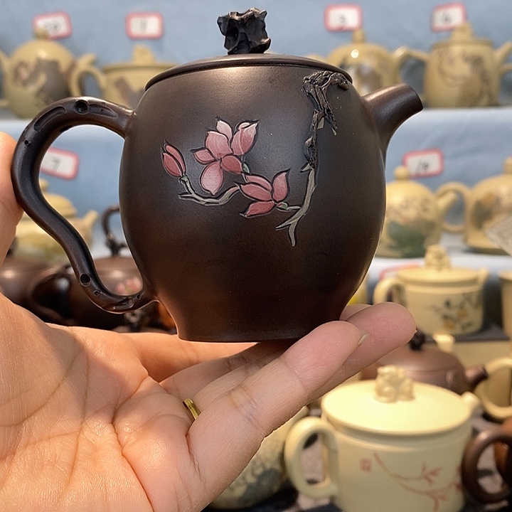 建水紫陶全手工制作工艺微瑕