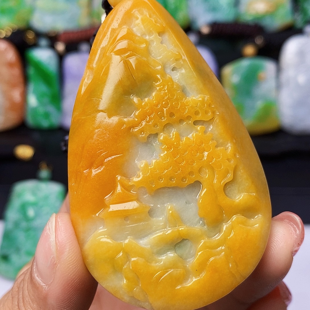 定制翡翠未镶嵌翡翠Ａ货一物一证