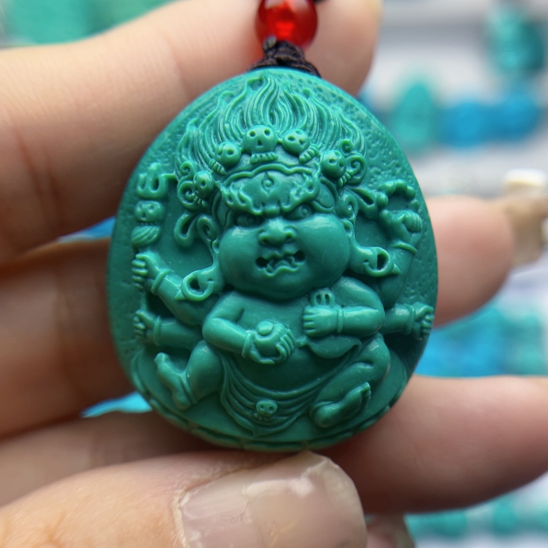 绿松石雕刻未镶嵌