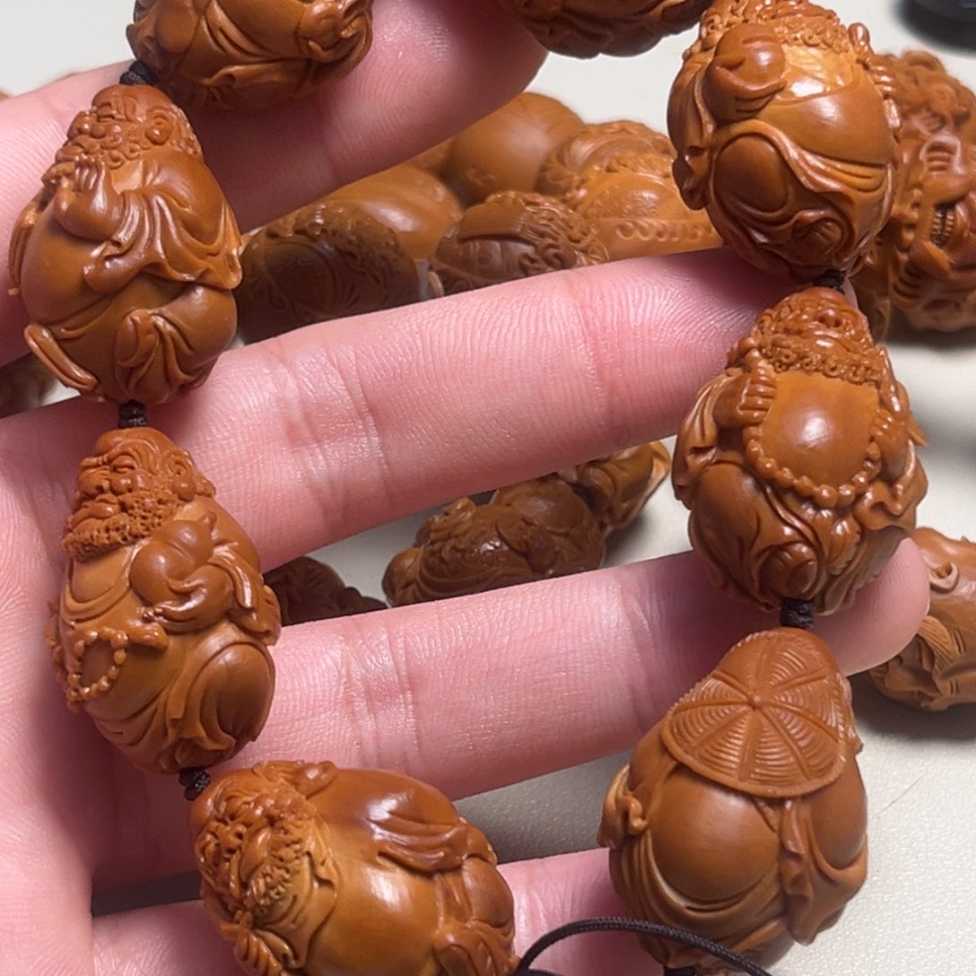 橄榄核吊坠张*达摩