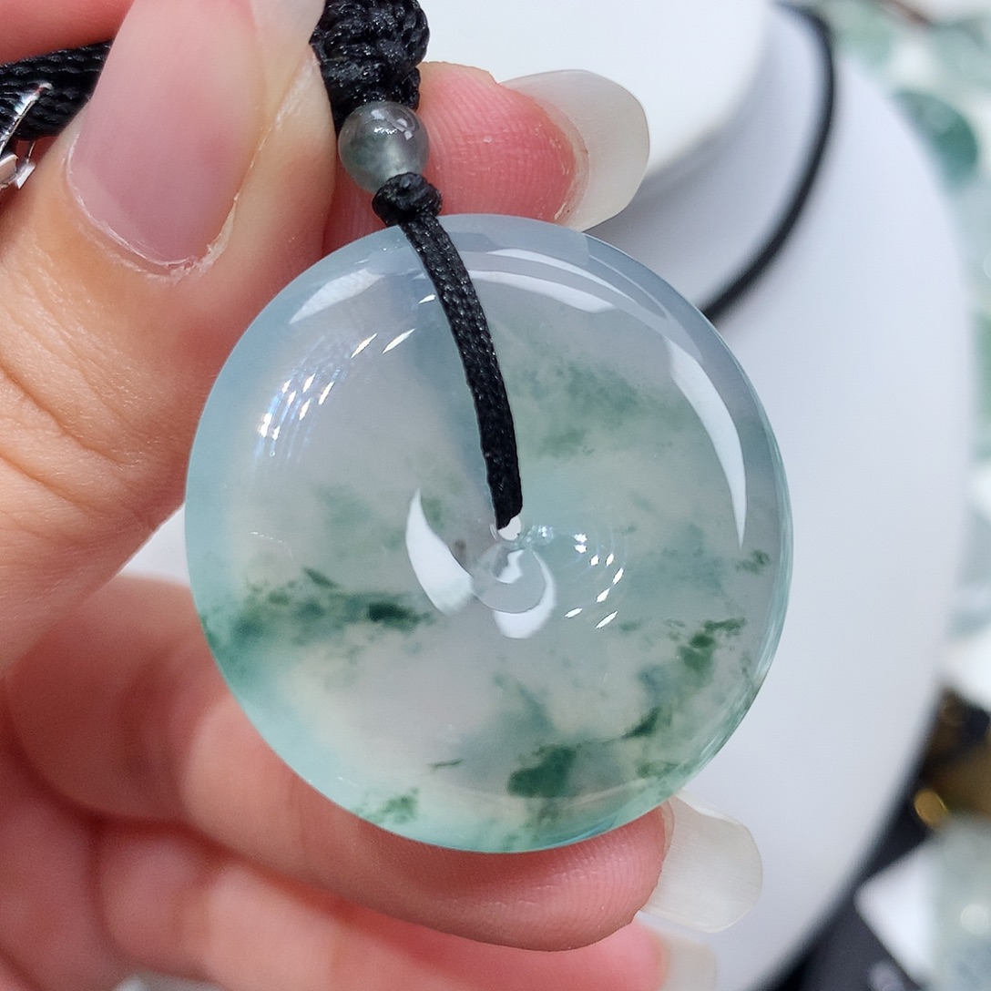 翡翠未镶嵌胸饰翡翠91，31.1/6