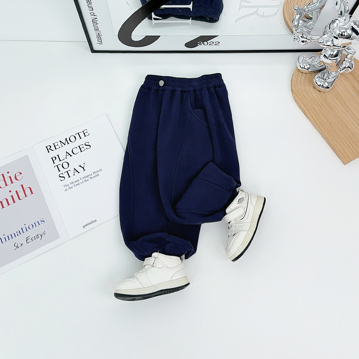 儿童加绒裤子男童运动裤2025新款秋冬季潮 BDD26091 悠悠童话童装