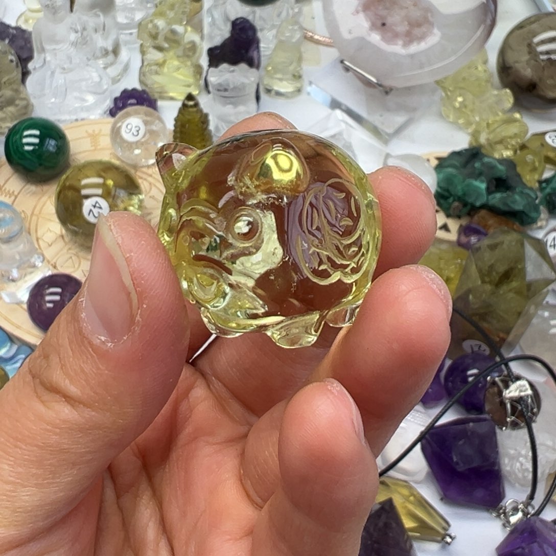 水晶水晶摆件未镶嵌陈*一