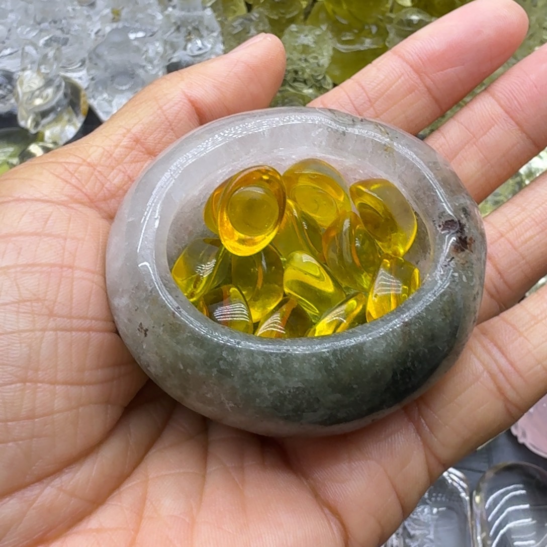 珠宝半成品水晶未镶嵌