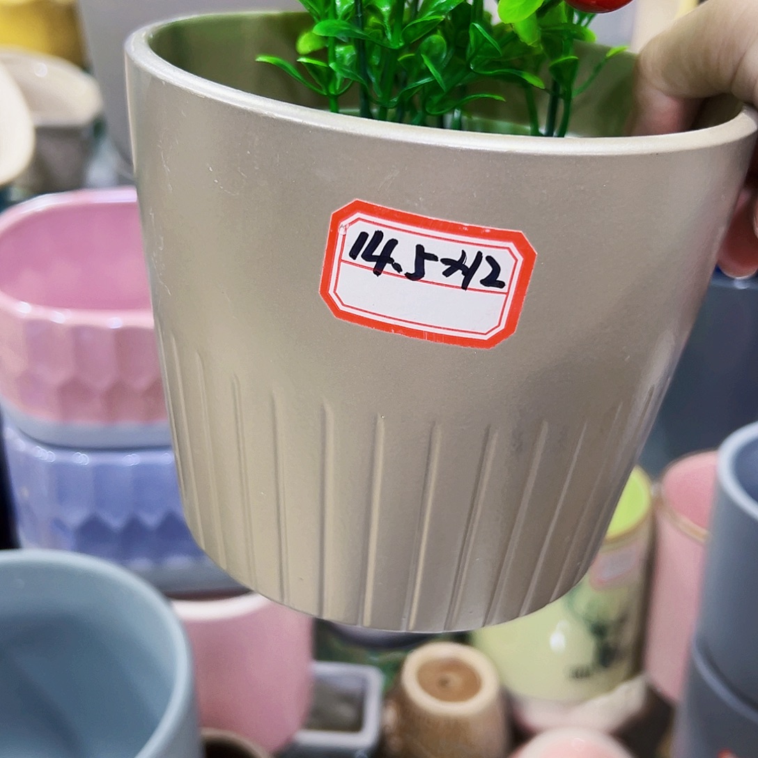 外贸尾单陶瓷花盆凑单10米包邮