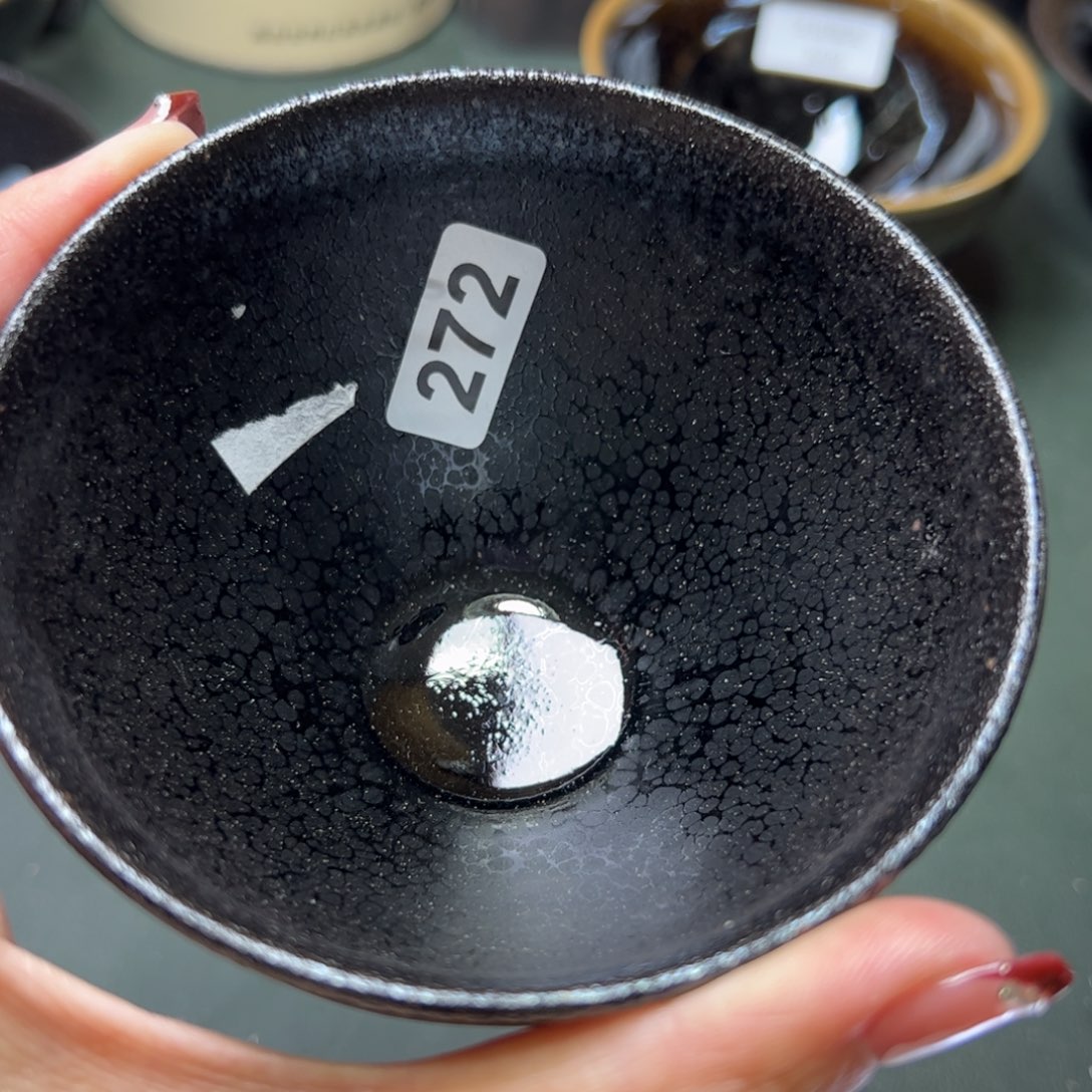 茶盏孤**雨全手工原矿原釉建盏