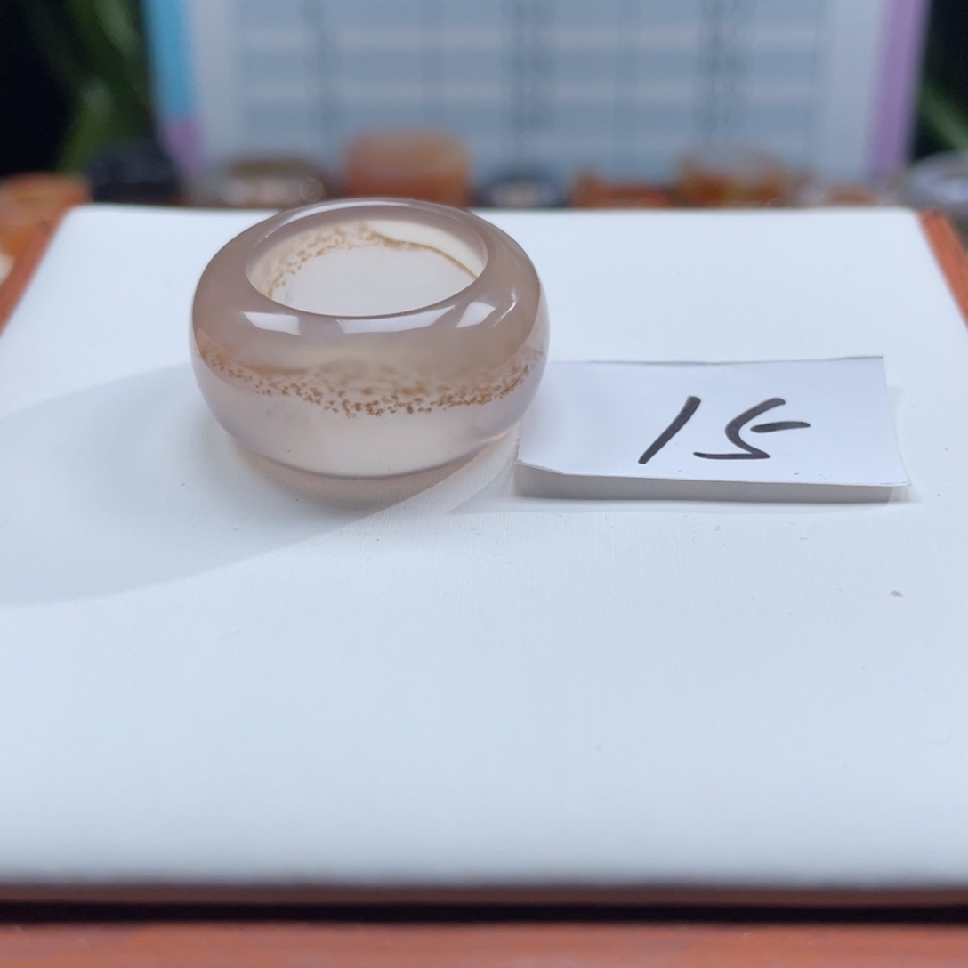 玛瑙/玉髓未镶嵌戒指Z18港17