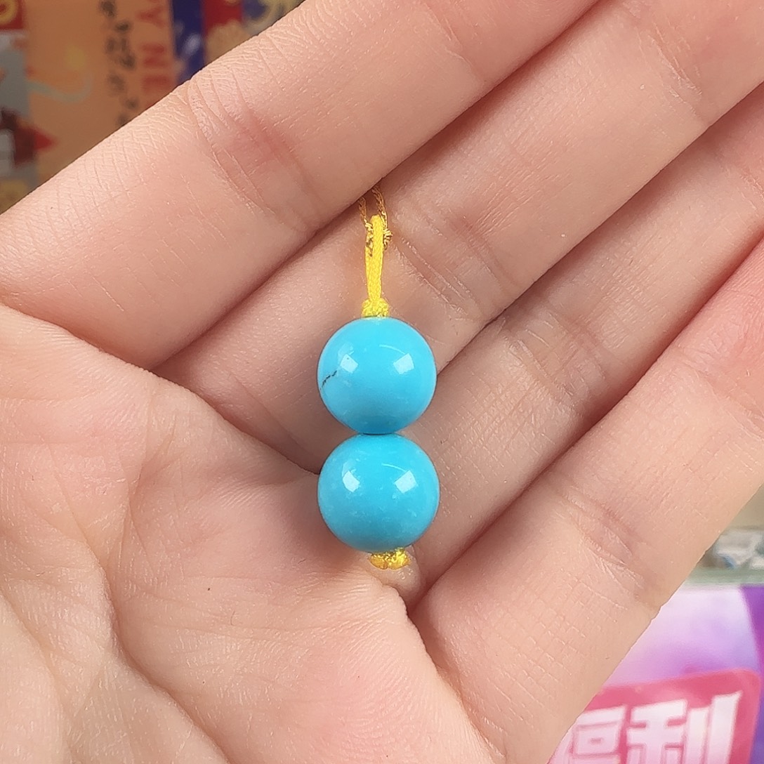 绿松石未镶嵌珠宝奇石10mm+