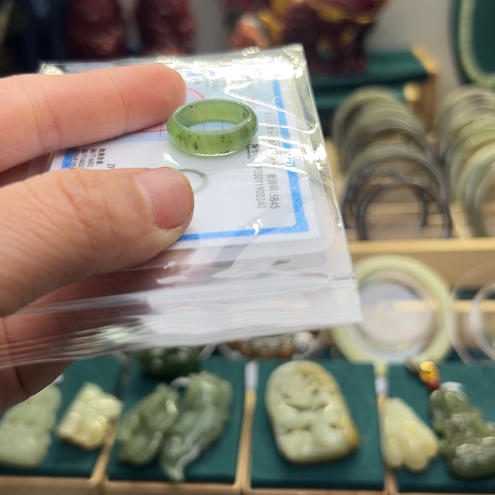 和田玉戒指未镶嵌17-0240