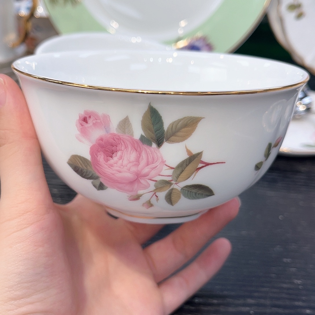 骨瓷四个饭碗———————-