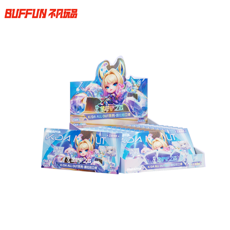 不凡玩品金铲铲之战 K/DA ALL OUT系列-撕拉拍立得【拆盒】