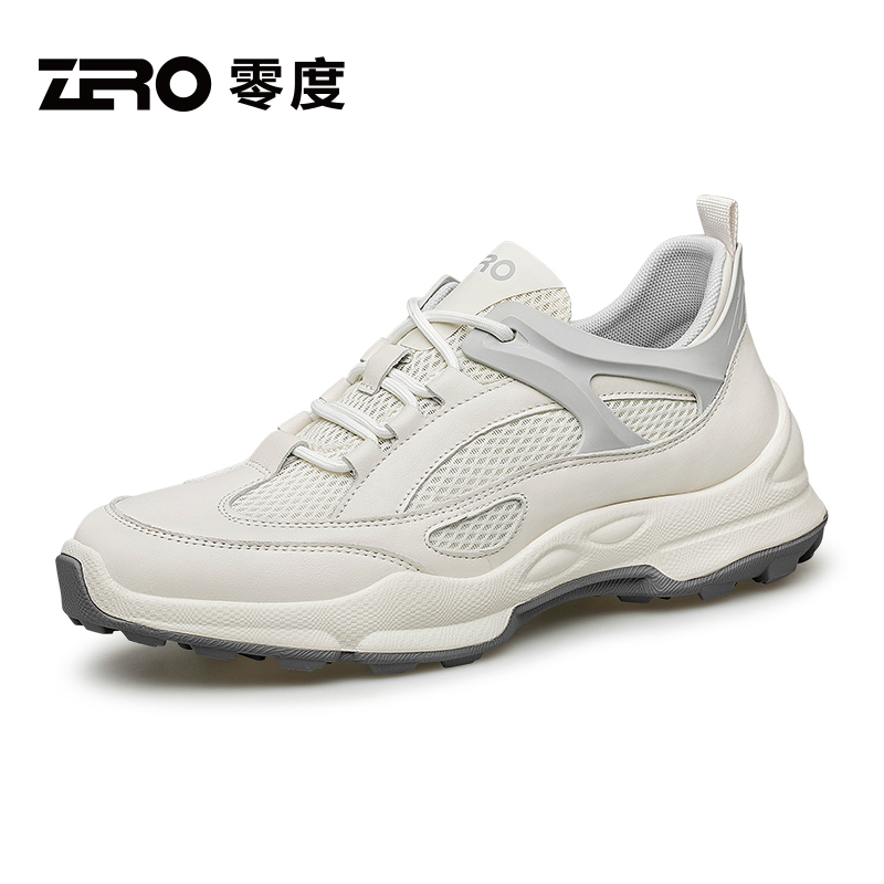 ZRO零度男鞋2025秋冬季新款时尚透气轻便休闲鞋百搭增高运动鞋男