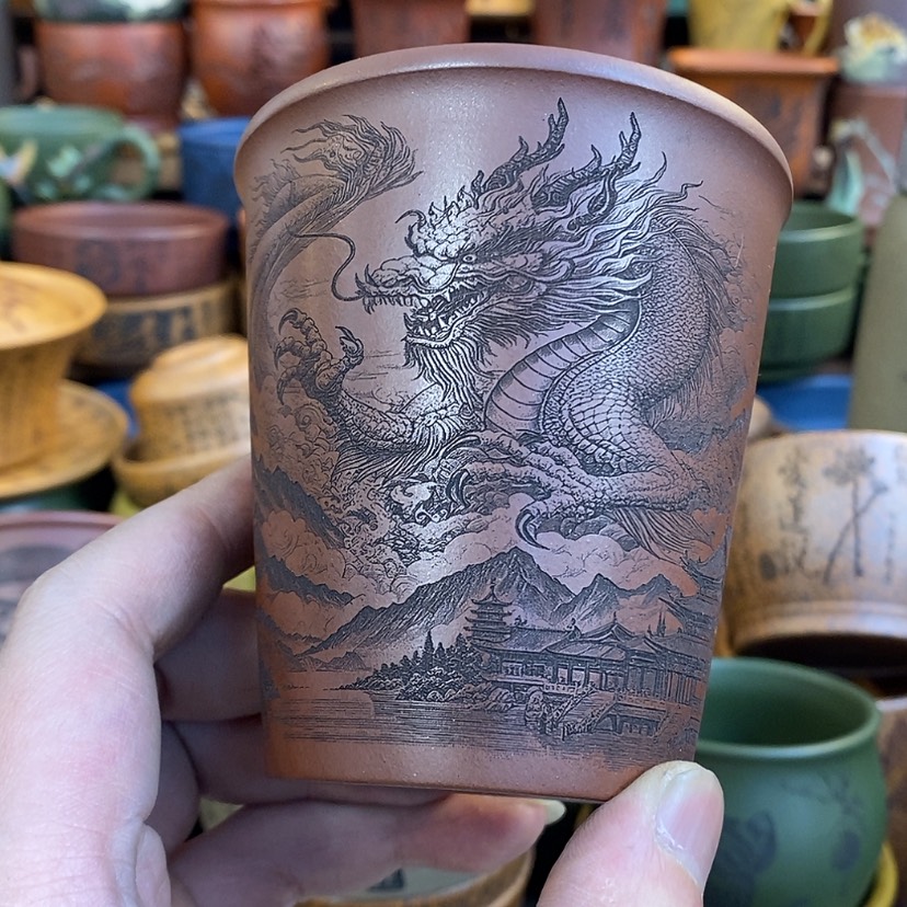 【闪购商品】紫砂公道杯宜兴全手工紫砂杯
