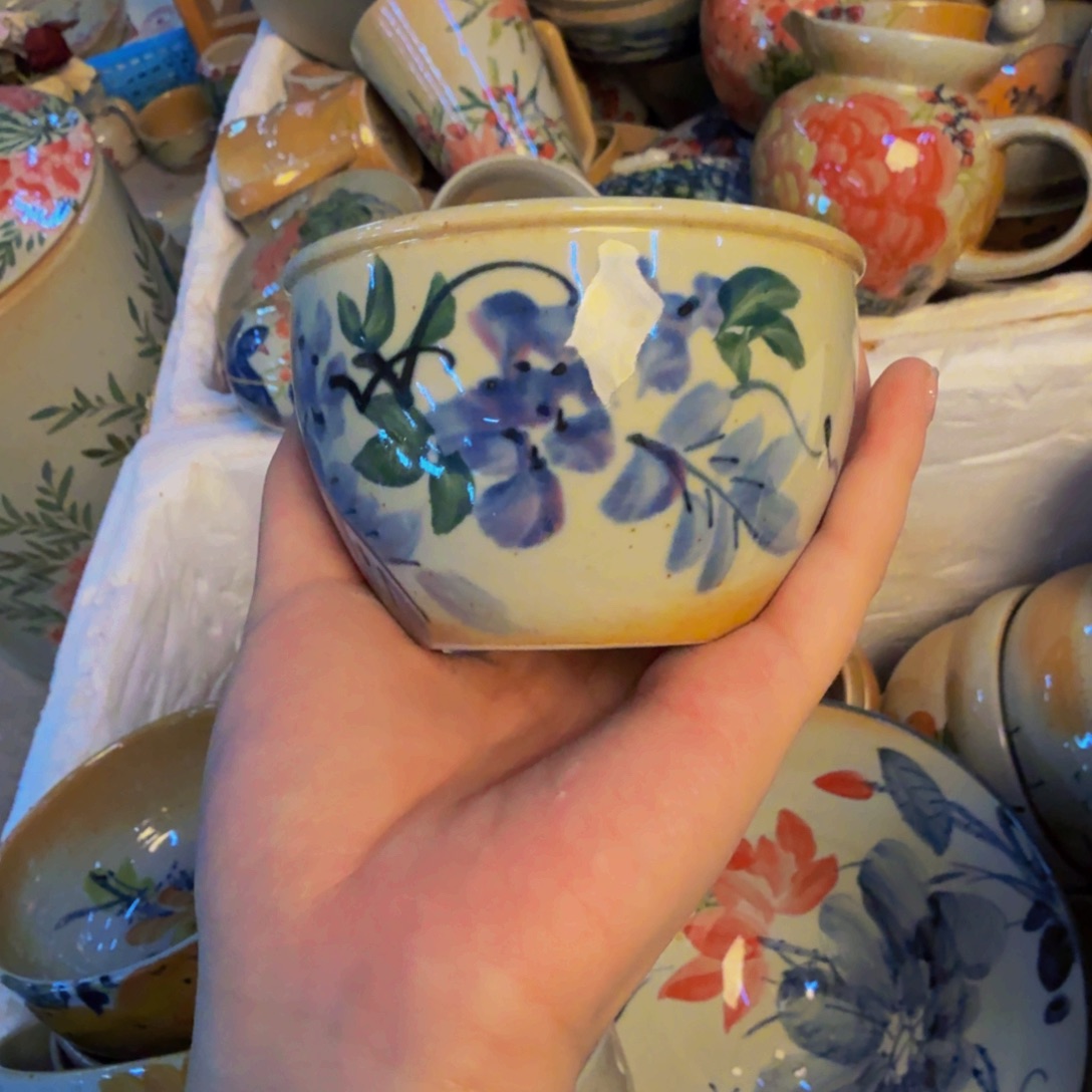 瓷片景德镇陶瓷手工手绘