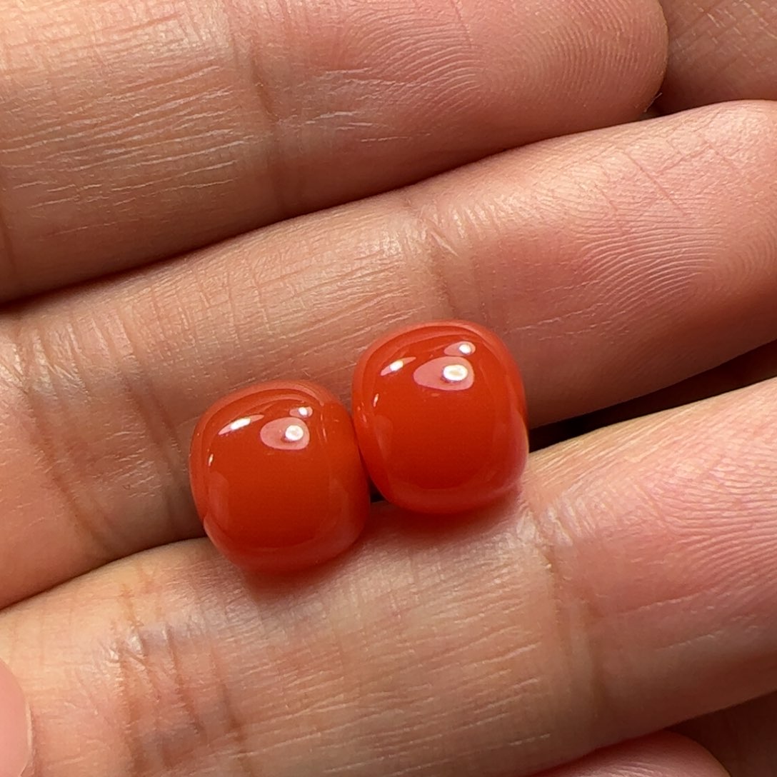 南红玛瑙珠子未镶嵌